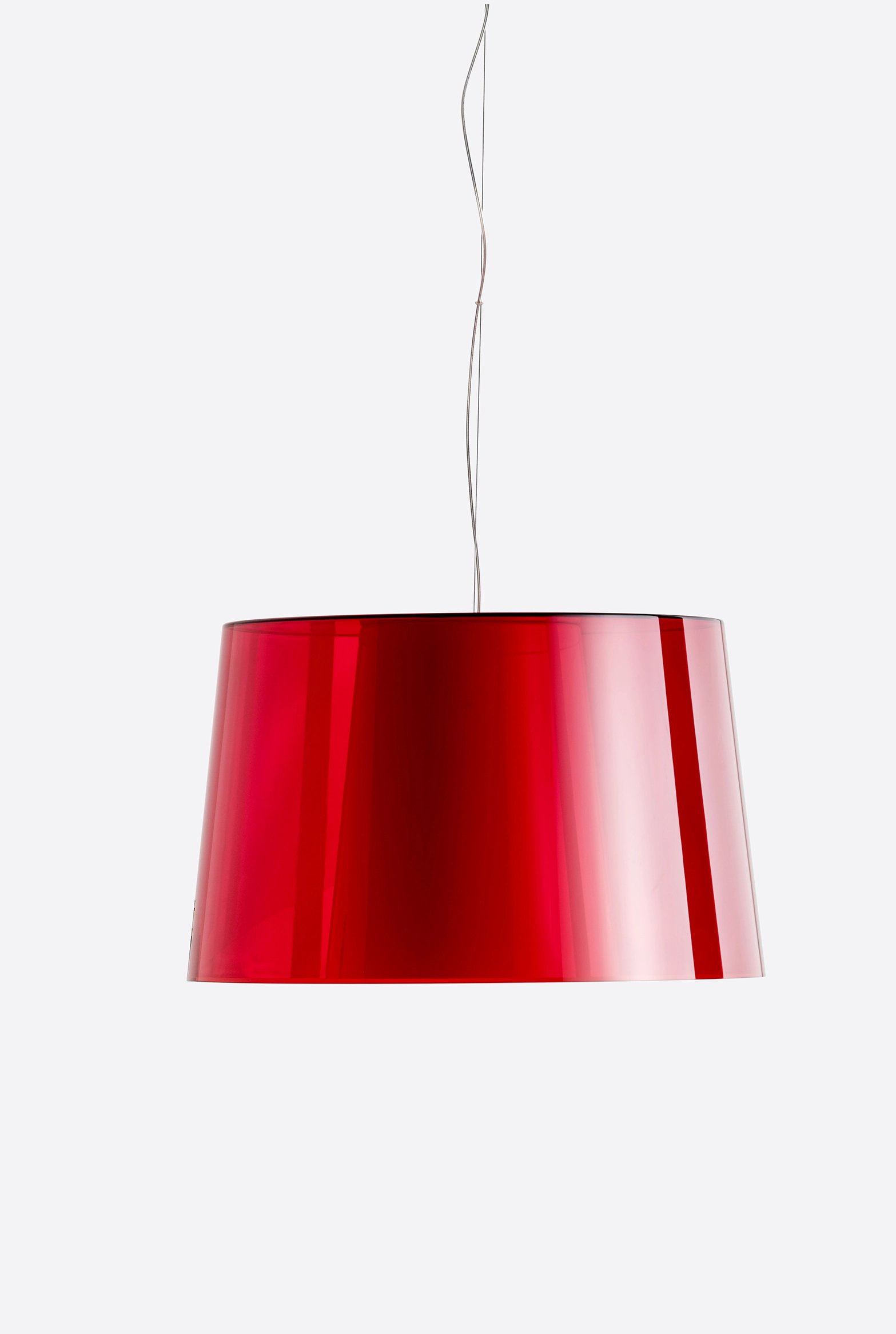 Hängelampe L001S/BA - Design Lampe von Pedrali TR - transparent weiss 4,0 Meter