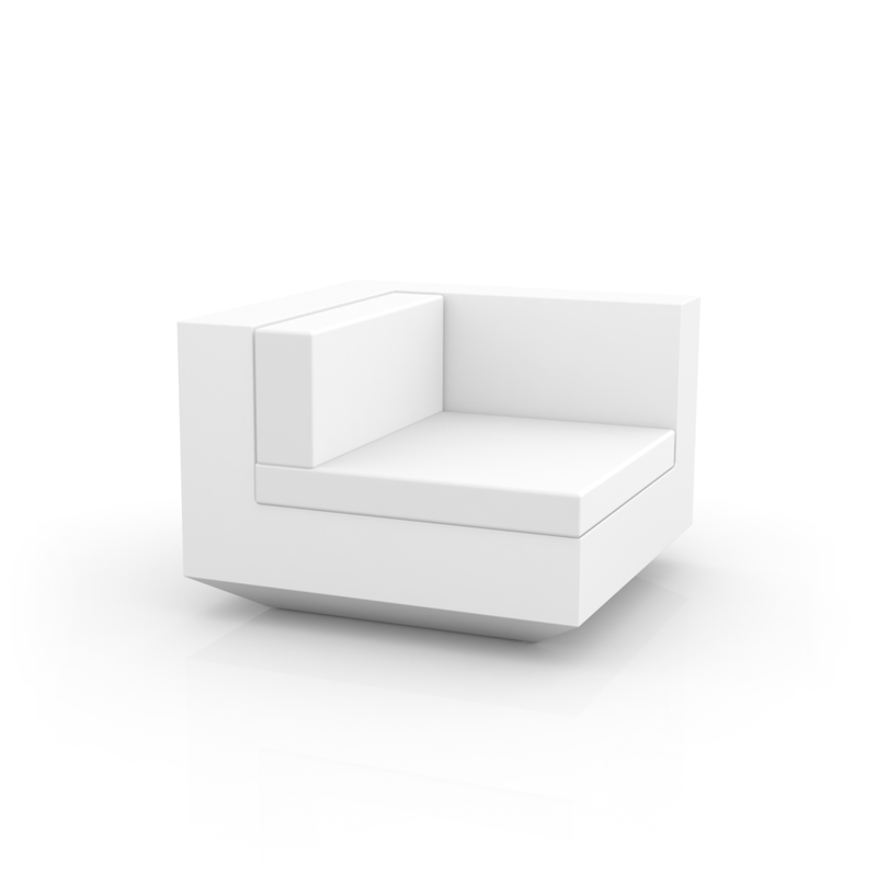 LED VELA Left Section Sofa - von VONDOM Basic Kunststoff - Outdoor ohne Leuchtmittel Gruppe 2