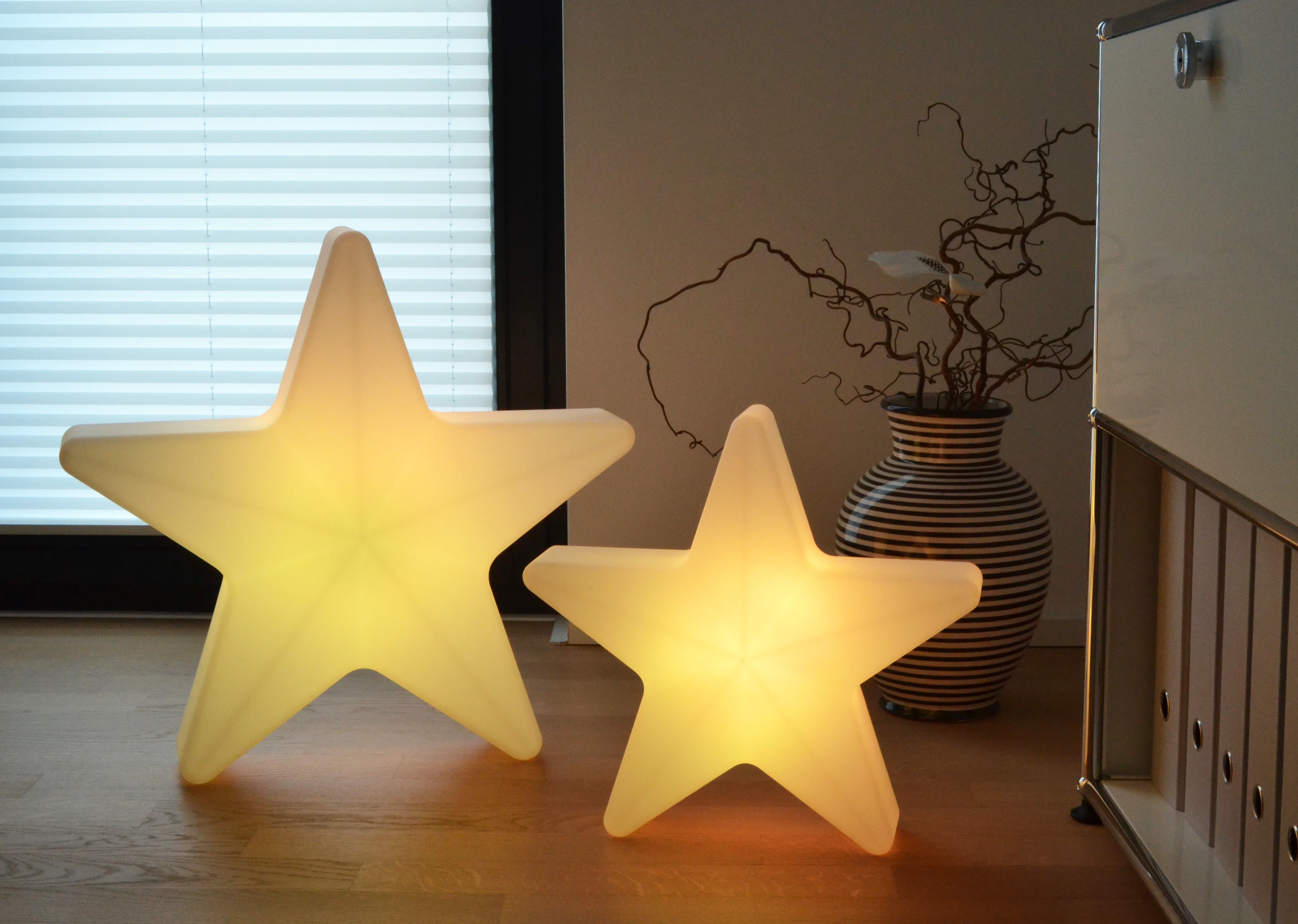 LED Leuchtstern STAR 60 LED - Outdoor Lampe von moree 230V Zuleitung