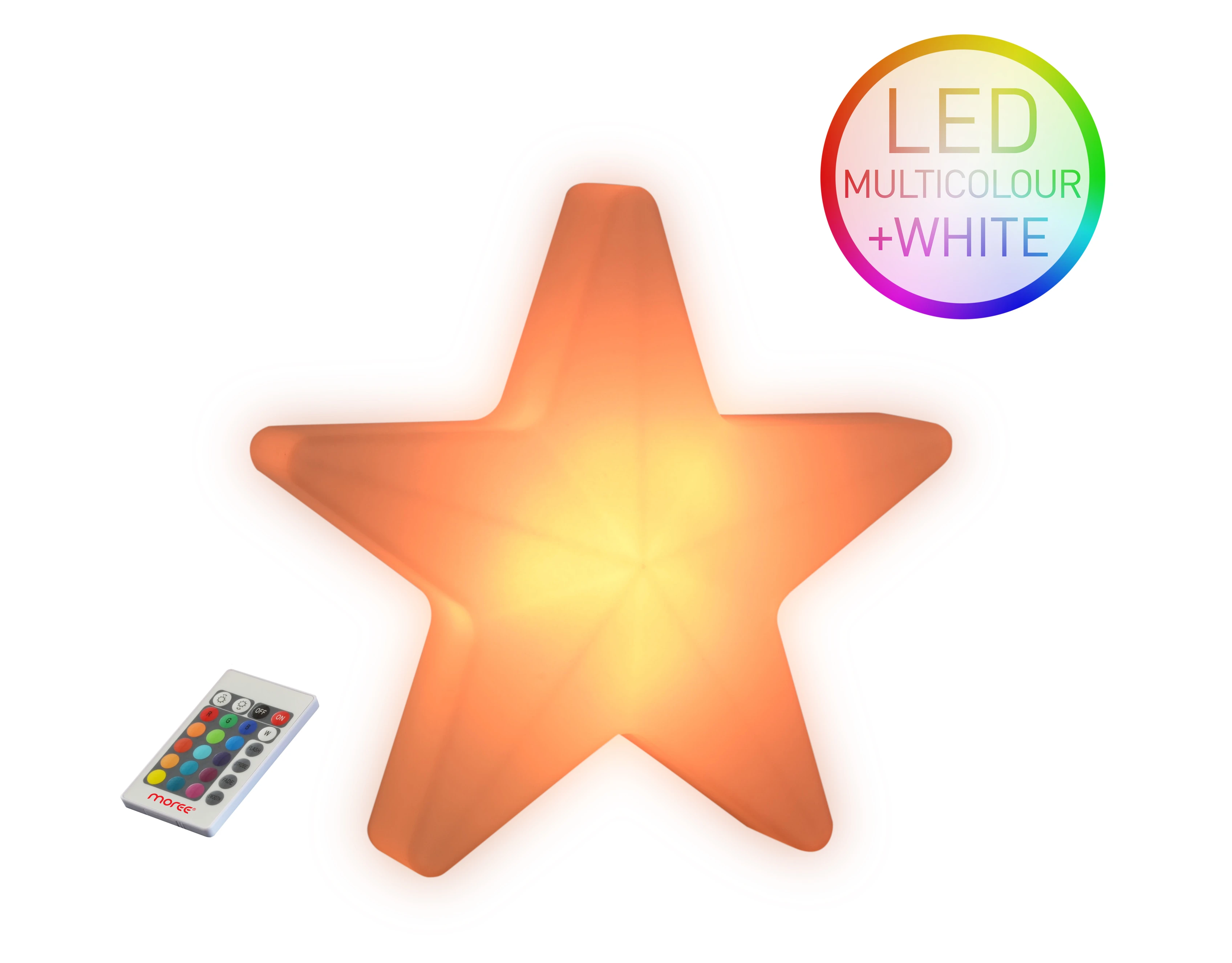 LED Leuchtstern STAR 40 LED - Outdoor Lampe von moree wiederaufladbare Batterie (Akku)
