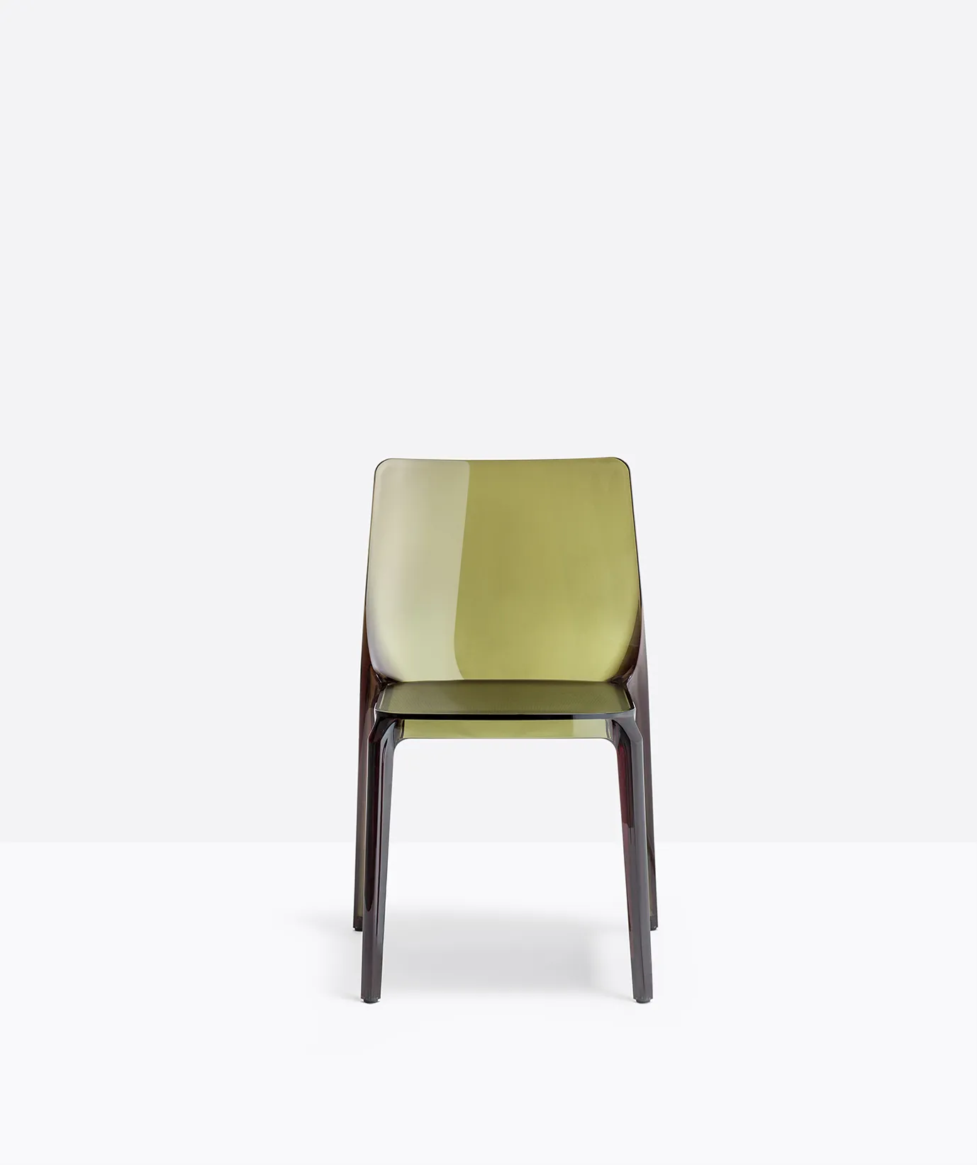 Stuhl BLITZ 640 - Stapelstuhl von Pedrali GR - grau